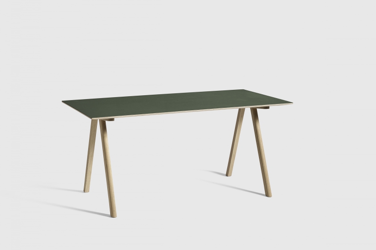 CPH10 L160xW80 Oak Matt Lacquer Lino green