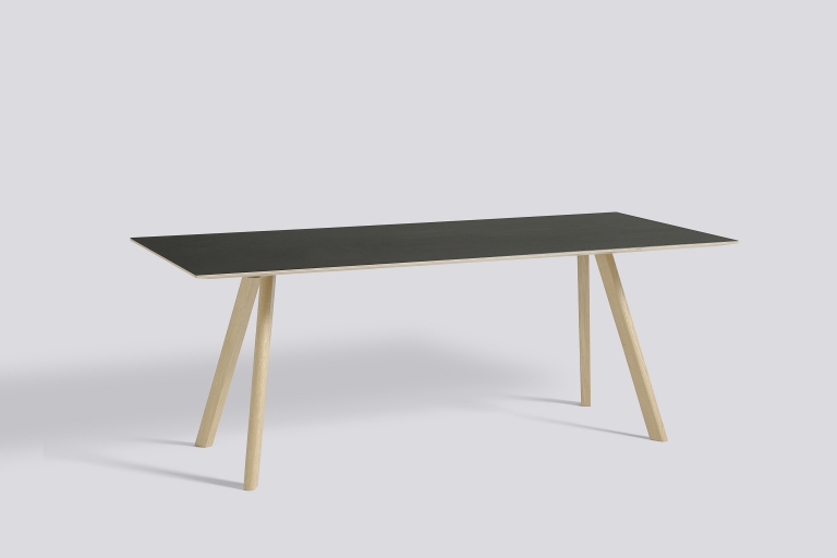CPH30 L200xW90 Oak Matt Lacquer Lino black
