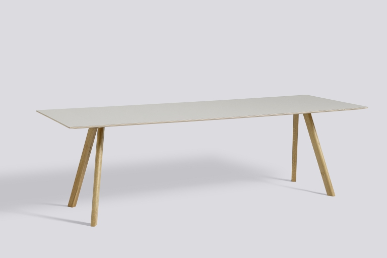 CPH30 L250xW90 Oak Lacquer Lino off white